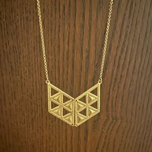 Gold Geometric Necklace